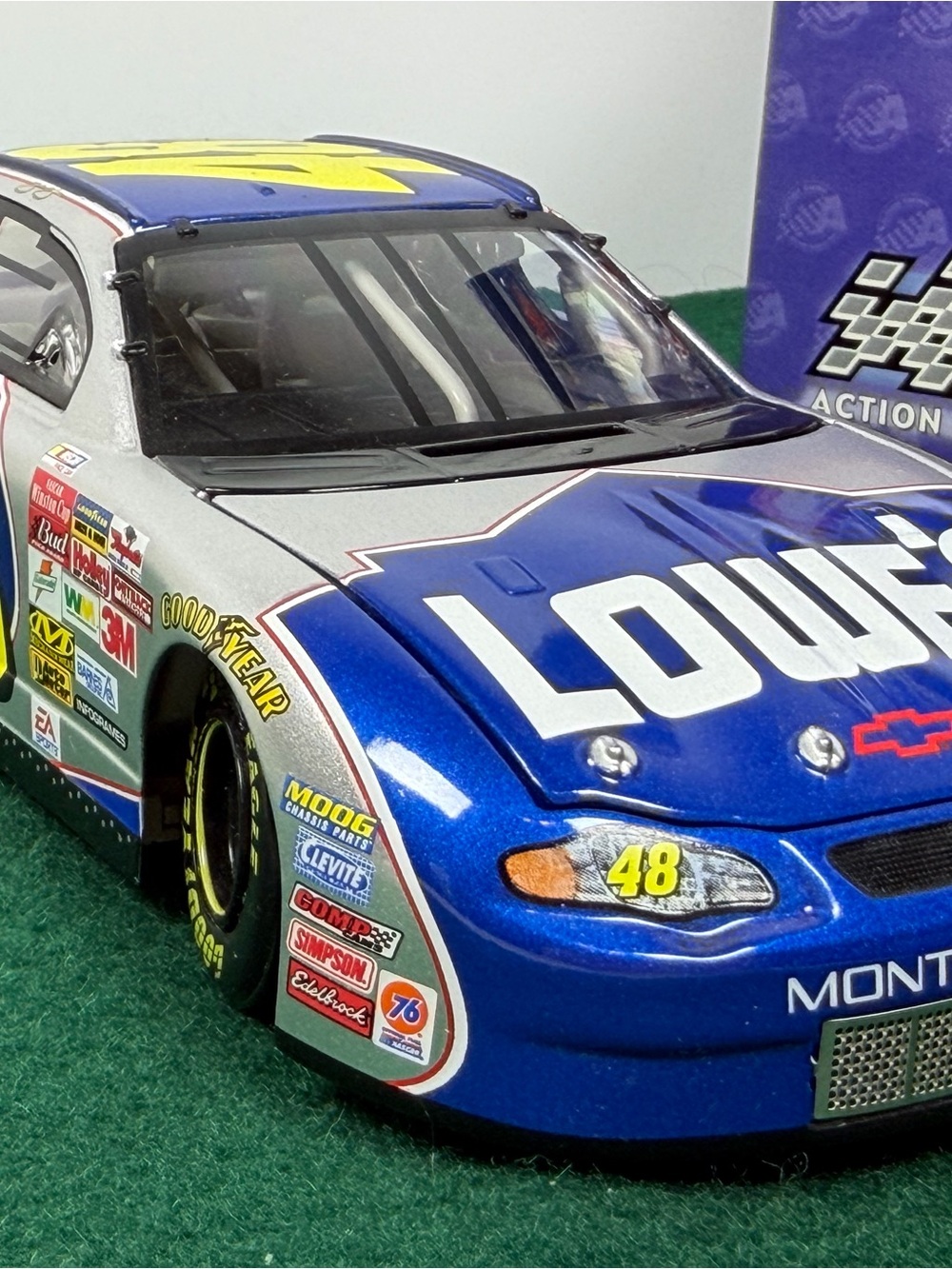 Jimmie Johnson #48 Lowe’s 2002 Action Racing 1:24 Scale NASCAR Diecast